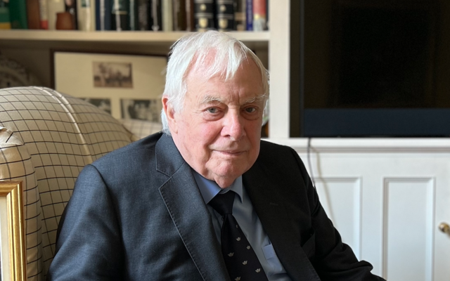 Close-up portrait of Lord Patten