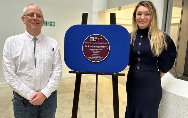 Professor Jim Naismith and Dr Katerina Spranger, Department of Engineering Science, Oxford Nove