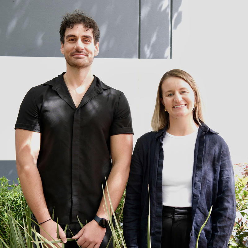 The founder duo of Lume Health