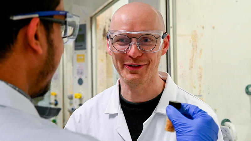 Dr Paresh Behera (left) and Professor Paul McGonigal (right). 