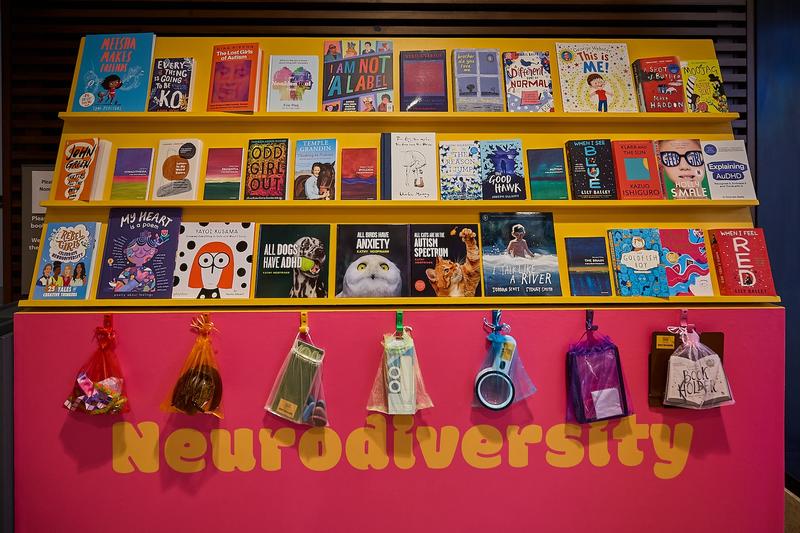Space for Reading Bookshelf at the Weston Library