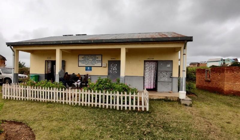 The exterior of a peripheral dispensary in the Malagasy highlands, where antibiotics for plague are administered