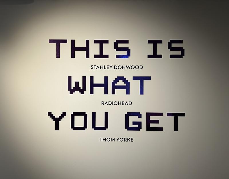 Entrance to the Ashmolean Museum Radiohead exhibition, August 6, 2025