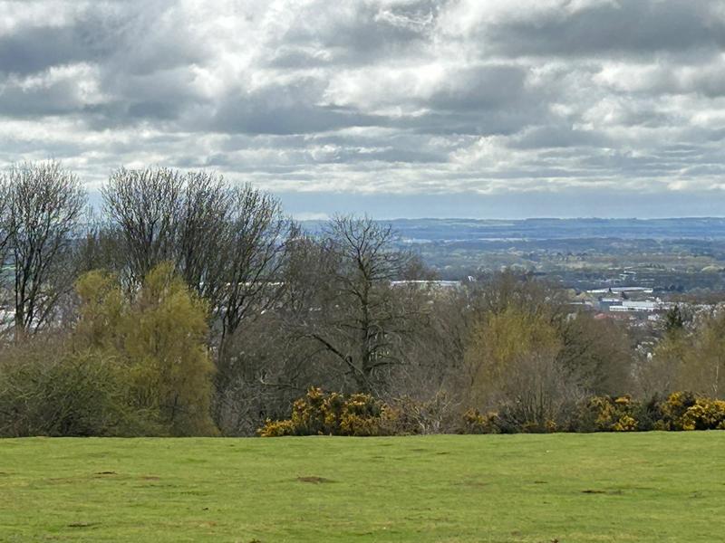 View of Oxford from Shotover Park, April 2023