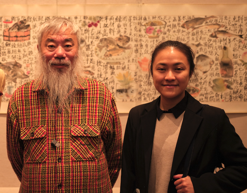 Li Jin with Dr Yi Chen, Ashmolean Museum, 3 May 2024