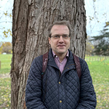 Stephen Kenyon, pictured in The University Parks on 27 November, 2025