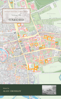 Dustjacket for British Historical Towns Atlas Vol VII 'OXFORD' ed Alan Crossley